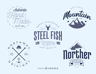 Hipster logo Vector & Graphics to Download